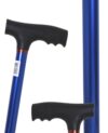 canne de marche réglable en alu bleu