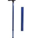 Canne en aluminium bleu, 10 positions de réglage possibles