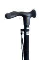 canne pliante avec poignée ergonomique droitier