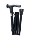 canne pliante avec poignée ergonomique gaucher