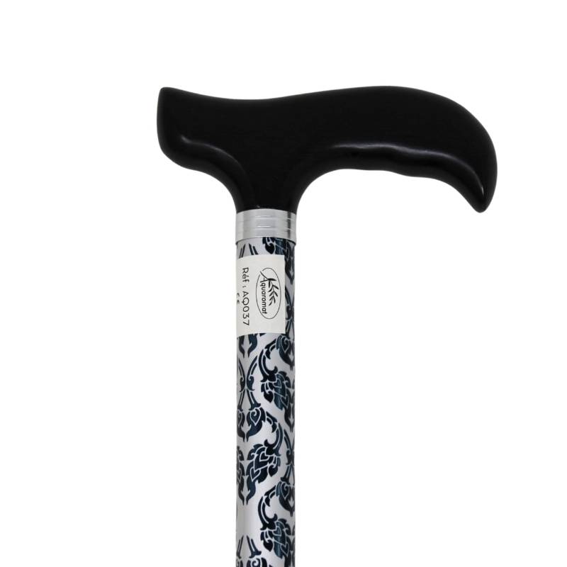 canne d'aide à la marche en alu motif tribal