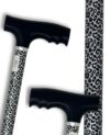 canne en aluminium réglable motif léopard