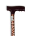 canne de marche motif girafe