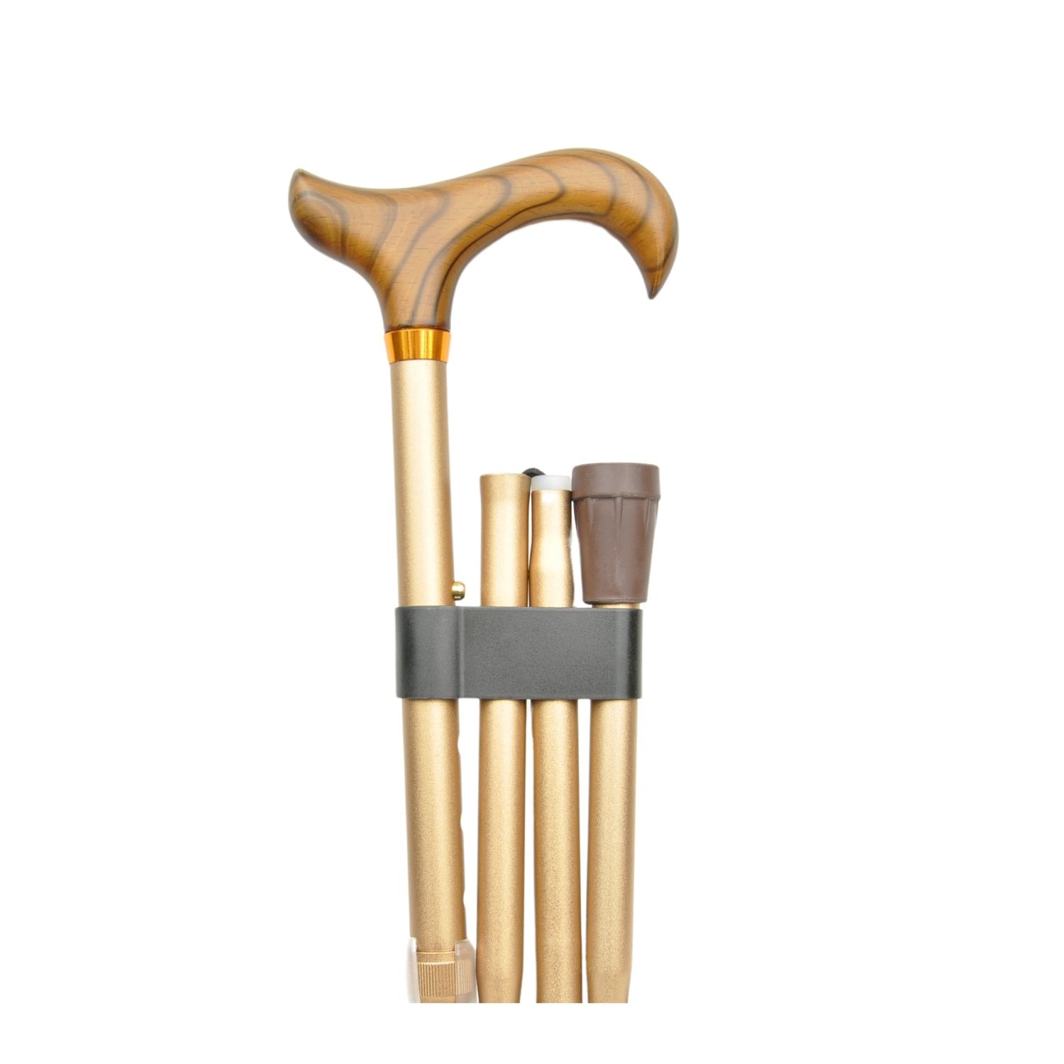 canne de marche pliante en bronze