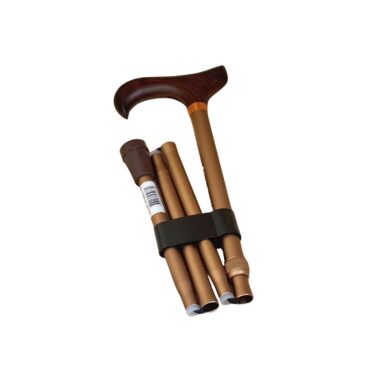 canne de marche pliante en bronze