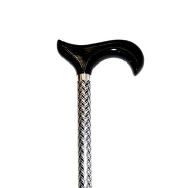 Canne réglable en alu motif pied de poule