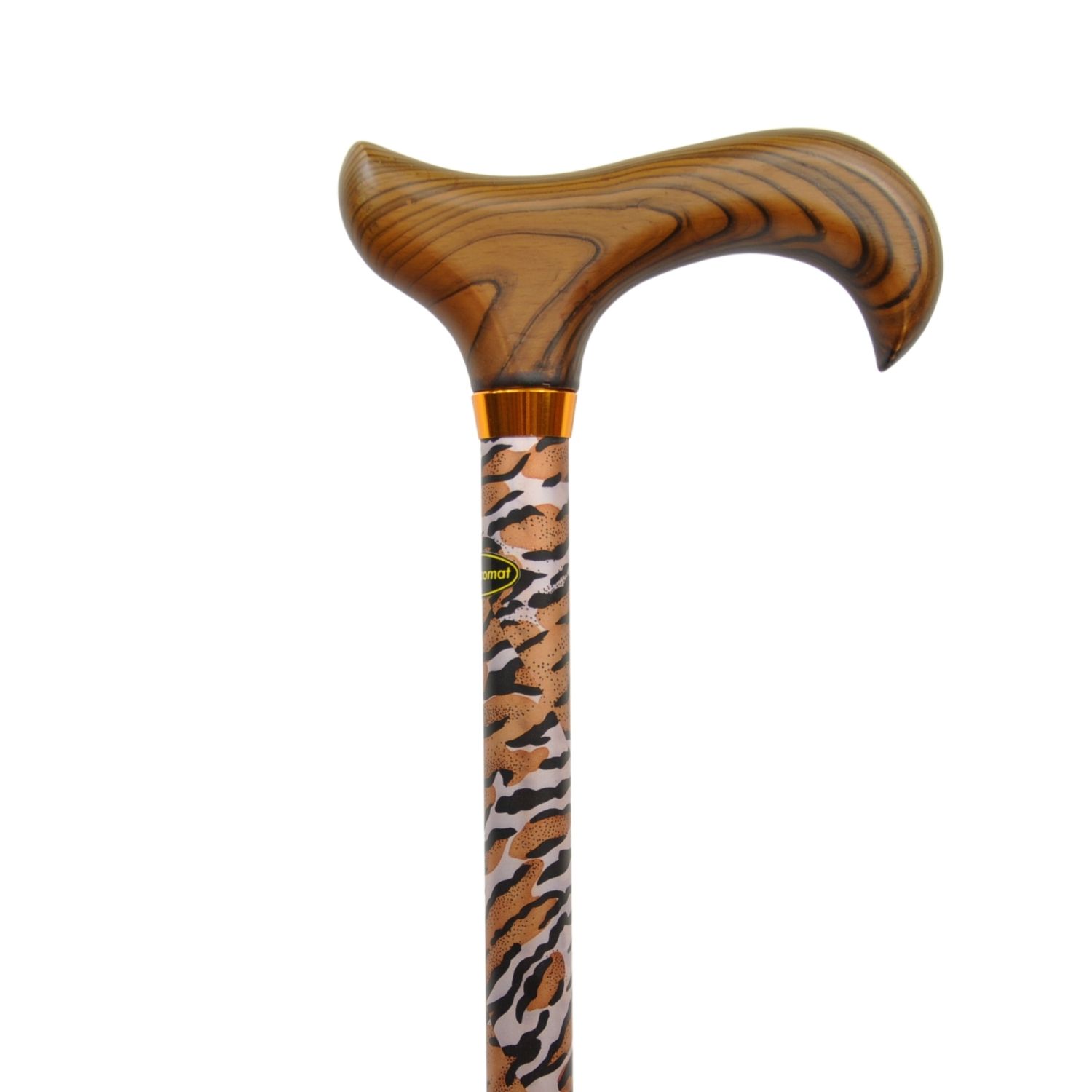 Canne motif tigré tendance