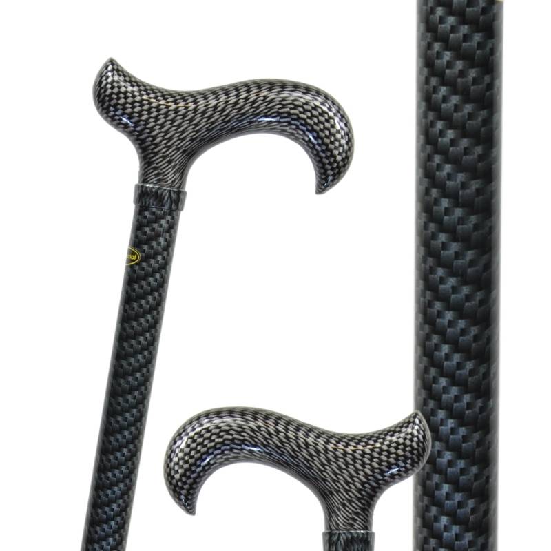 Canne de marche aquaromat en alu effet 3D noir