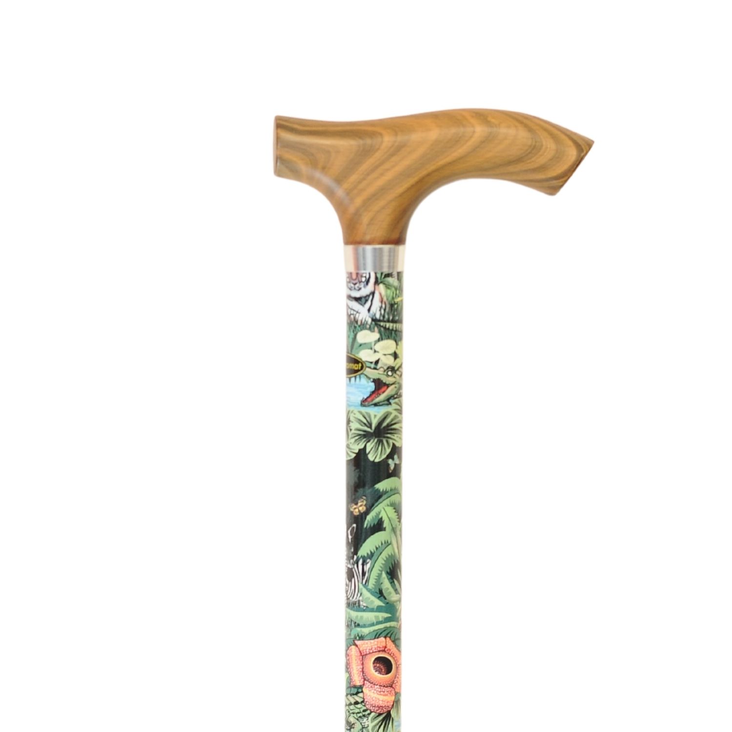 canne de marche réglable motif savane