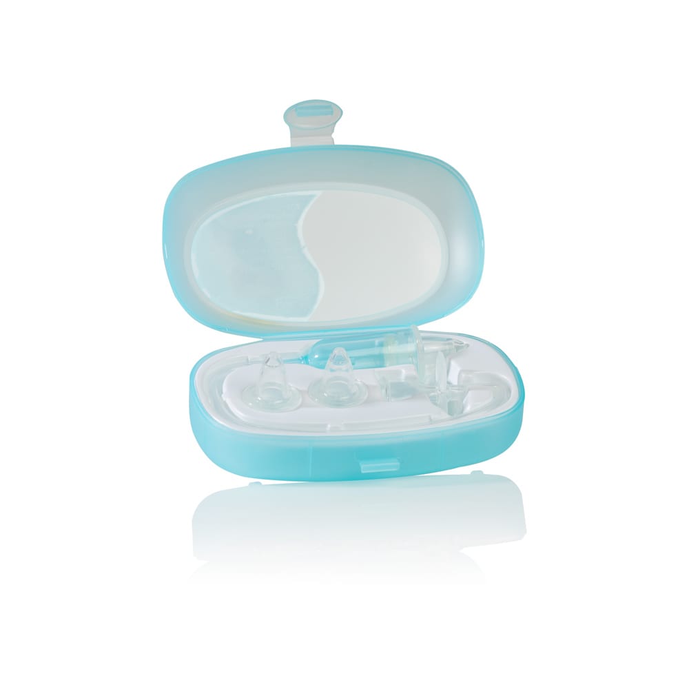 Mouche bébé Aquaromat manuel en silicone avec boîte de rangement pour libérer le nez de bébé