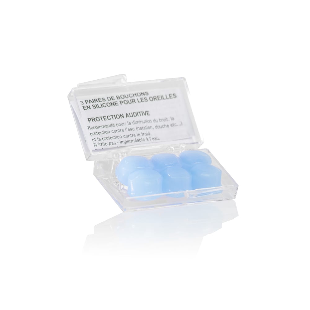 Bouchons d'oreille en silicone - 3 paires