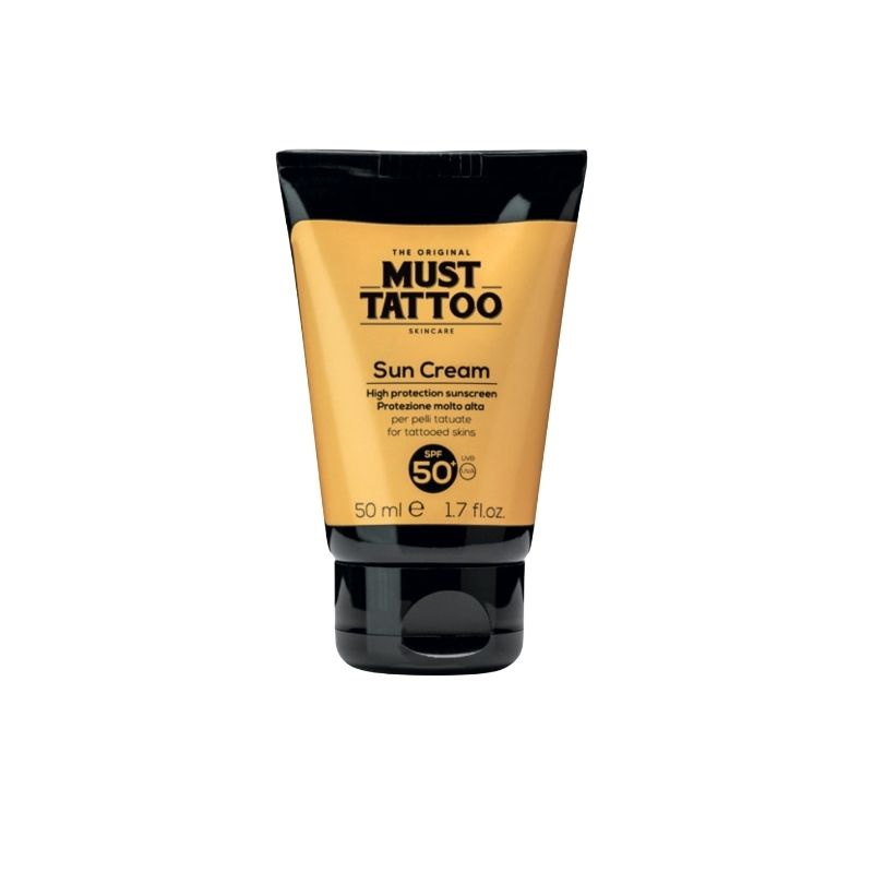 crème solaire spf 50+ pour peaux tatouées