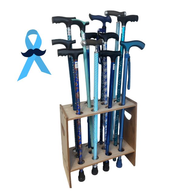 Kit 12 cannes bleues movember