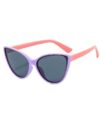 lunettes soleil enfant yeux de chat rose et mauve