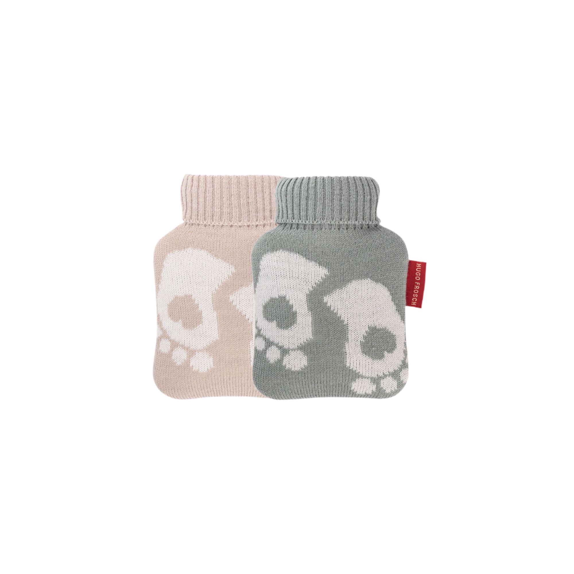 Mini bouillotte maille fine petits pieds 0,2L - Hugo Frosch