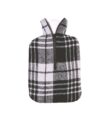 Réf38eg bouillotte flanelle écossais grise