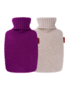 Réf48s-48b bouillotte housse tricotée bio