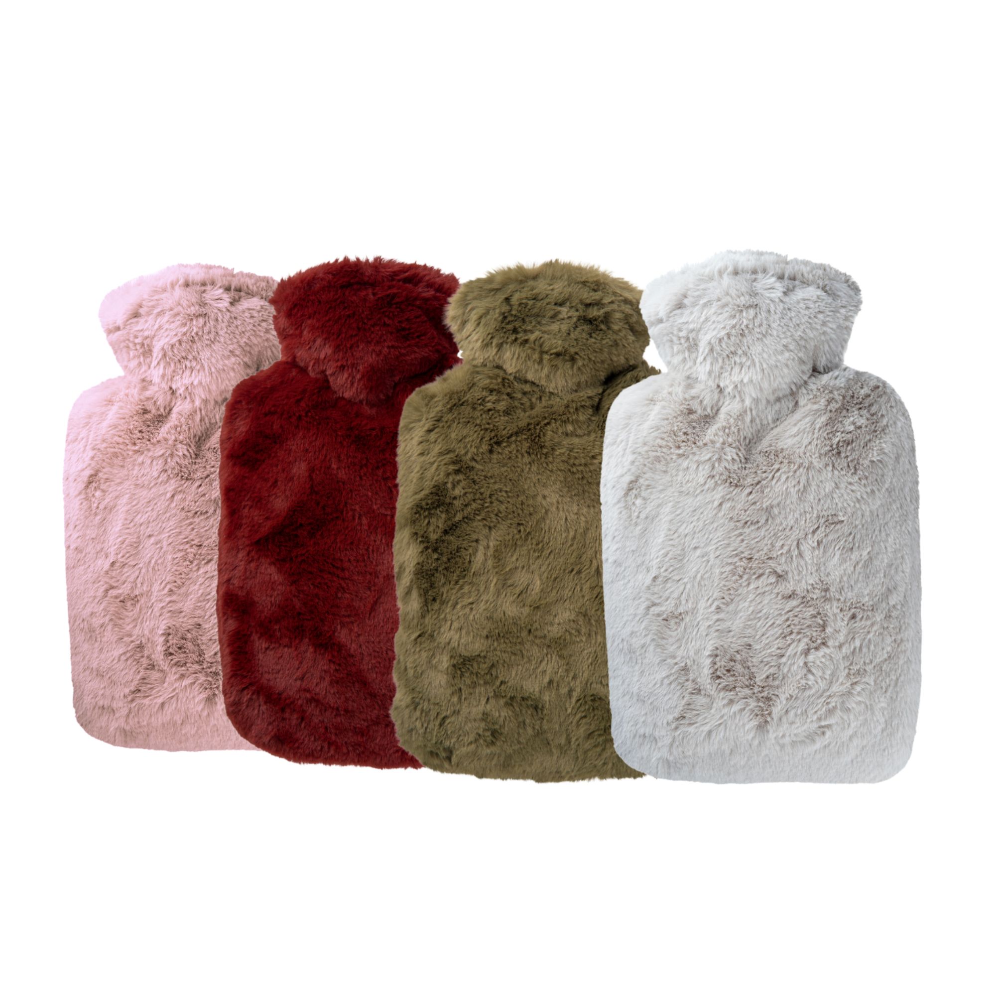 Réf53fg-53fm-53fr-53fs bouillotte housse duveteuse façon fourrure chinée