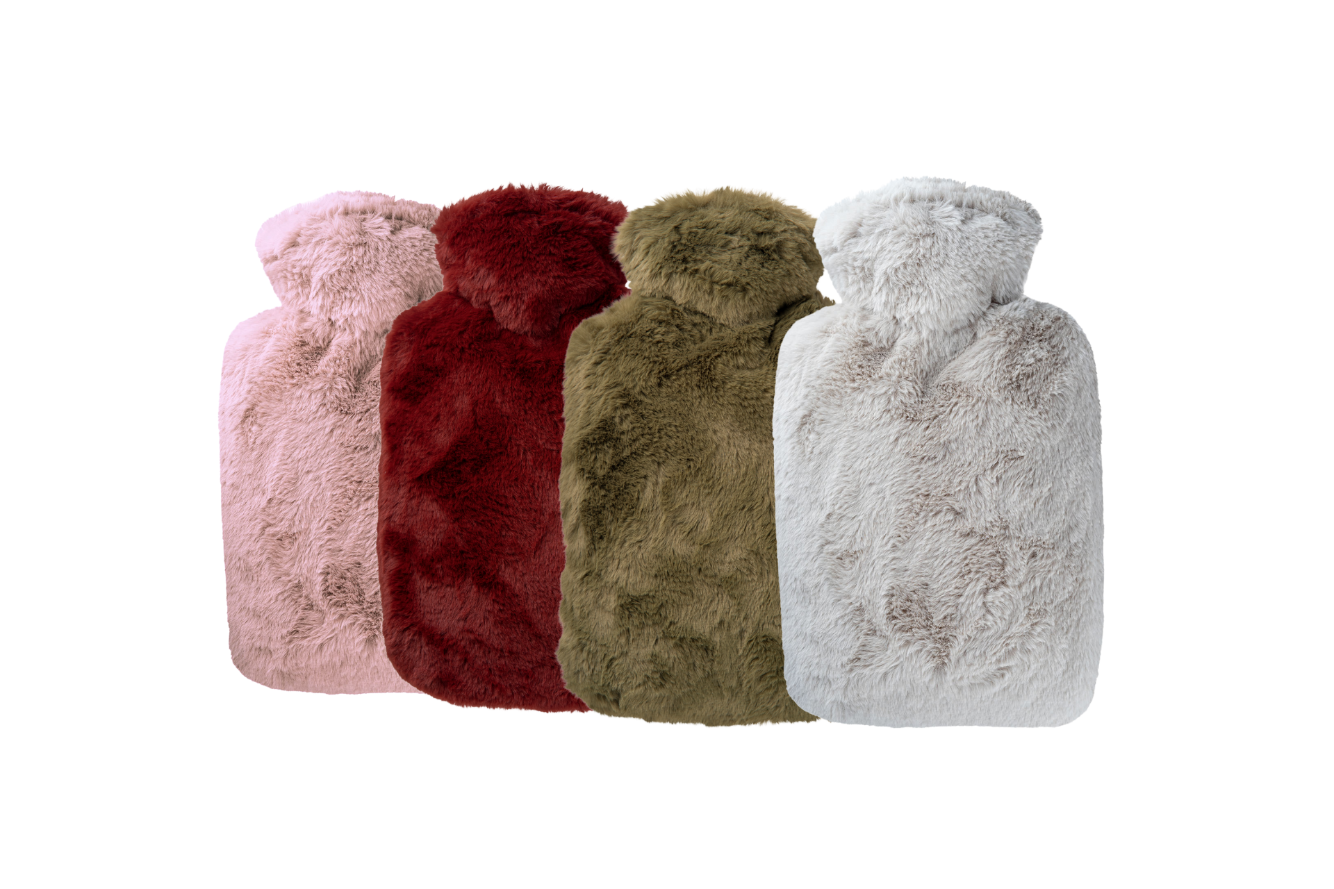 Réf53fg-53fm-53fr-53fs bouillotte housse duveteuse façon fourrure chinée