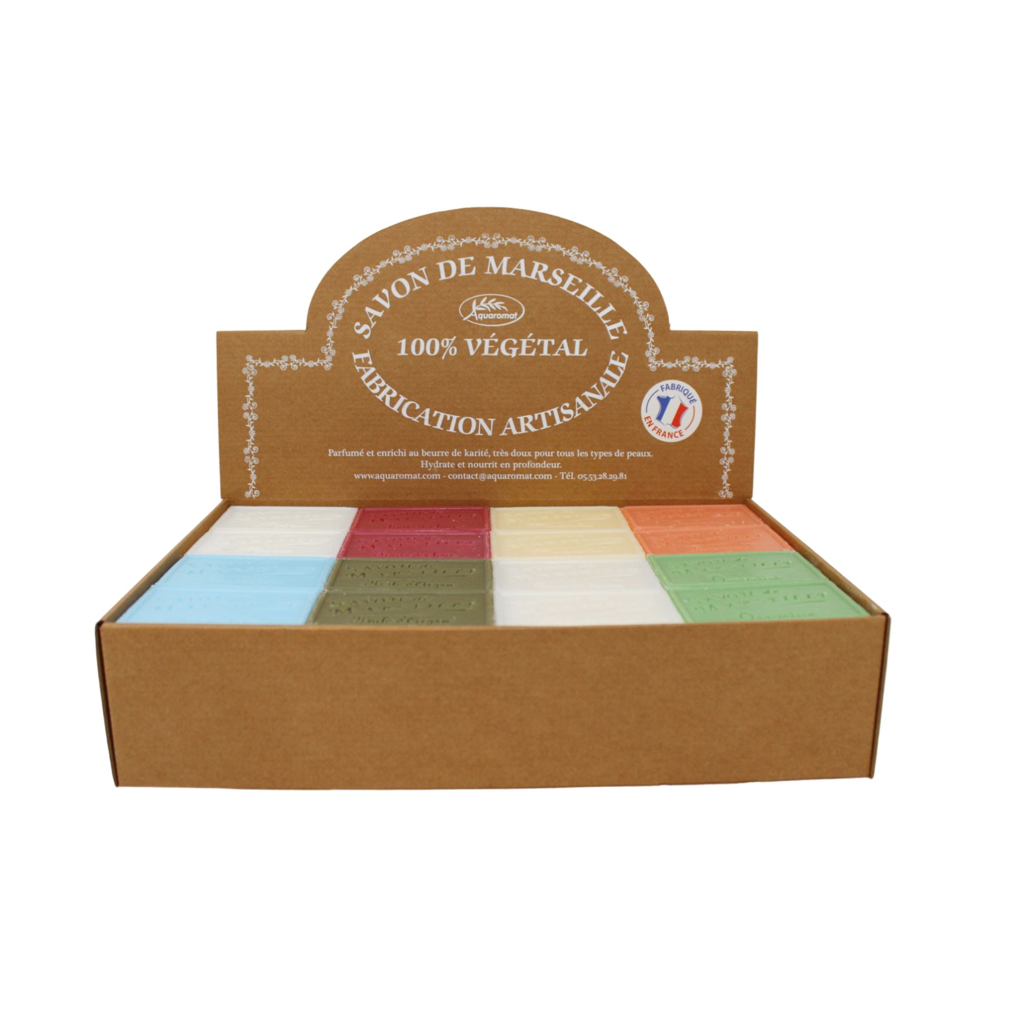 Présentoir n°4 - 48 savons de Marseille