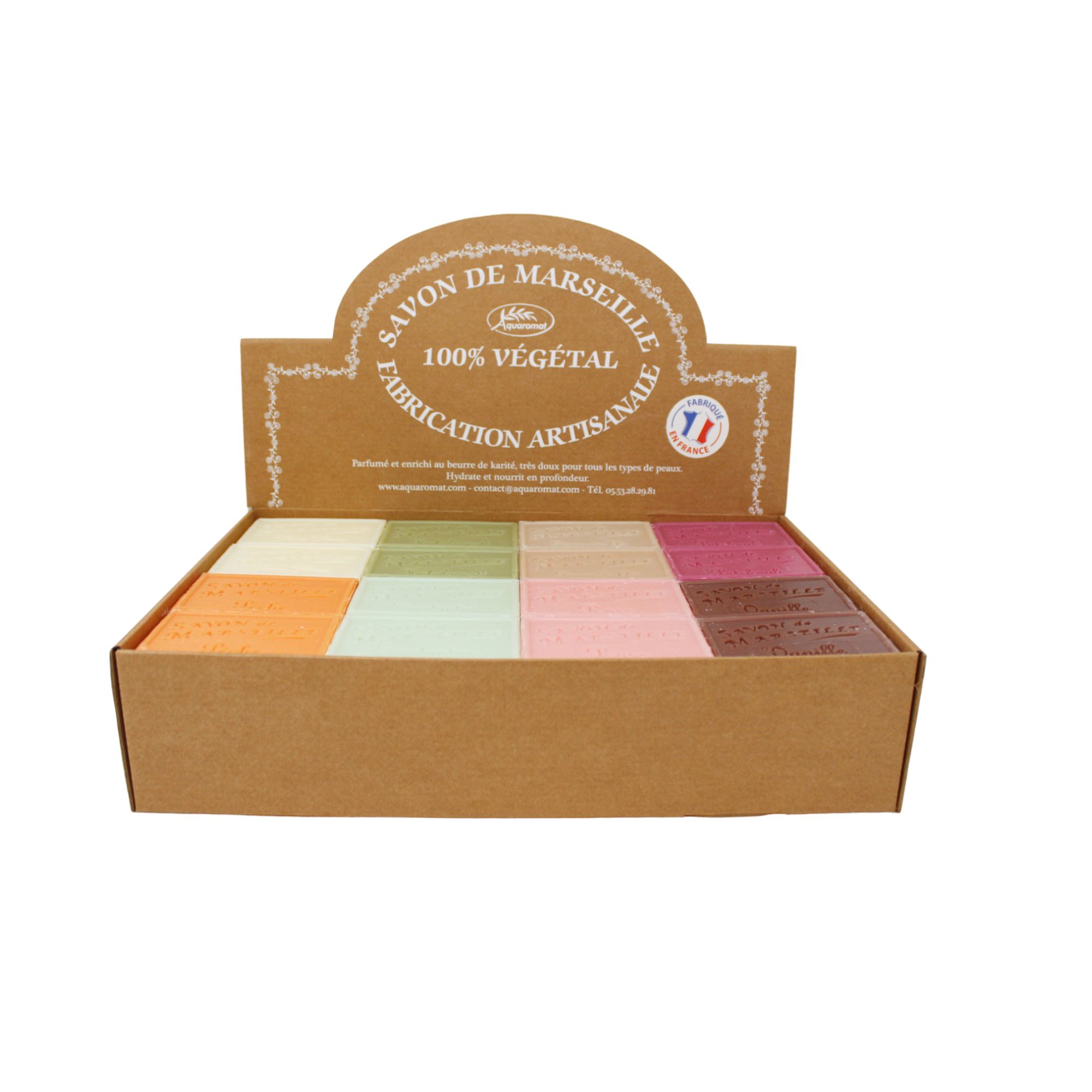 Présentoir n°7 - 48 savons de Marseille